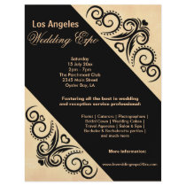 Swirls Heart Wedding Expo (Orange)