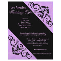 Swirls Heart Wedding Expo (Purple)
