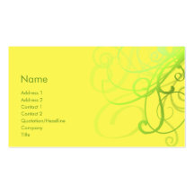 Swirls No. 0005 Business Card