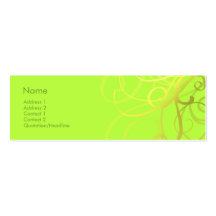Swirls No. 0006 Business Card Template