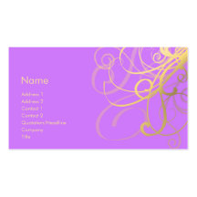 Swirls No. 0037 Business Cards