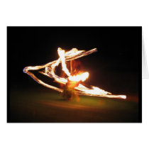 Swirls of Fire: Hawaii Fire Dance Card