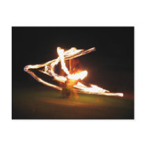 Swirls of Fire: Hawaii Fire Dance Post Cards
