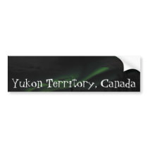 Swirls of Light; Yukon Territory Souvenir Bumper Stickers