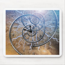 Swirls of Time Mousepad