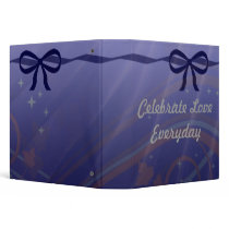 Swirls Stars and Bows Set Binder