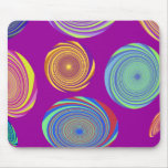 Swirls to circles Unique mousepad designs