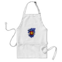 Swirly Abstract Colorado Flag Aprons