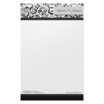 Swirly Black Boutique Designer Stationery