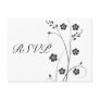 Swirly Blooms RSVP postcard