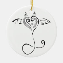 Swirly Christmas Ornament