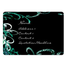 Swirly Distressed Paint Splats Business Card Templates
