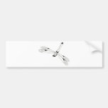 Swirly Dragonfly Bumper Sticker