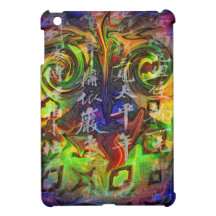 Swirly Face iPad Mini Cover