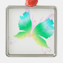 Swirly Fly III Christmas Tree Ornament