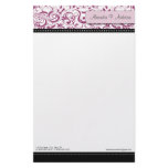 Swirly Fuschia Boutique Designer Stationery