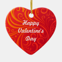 Swirly Heart Ornament