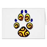 Swirly Paw Cards