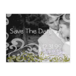 Swirly Photo Save The Date postcards