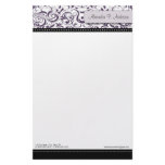 Swirly Purple Boutique Designer Stationery
