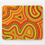 Swirly Shades of Warmth Mousepad
