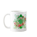 Swirly Shamrocks St. Patrick's Day mugs