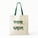 Swirly "Think Green" Bag