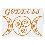 Swirly Triple Goddess Symbol cards