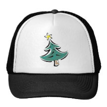 Swish Christmas Tree Mesh Hats