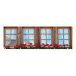 Swiss Chalet Window photo bookmark set Business Card