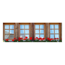 Swiss Chalet Window photo bookmark set Business Card
