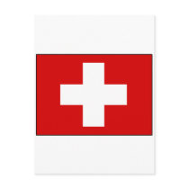 Swiss Flag T-shirts and Gifts Postcard