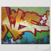 Swiss Graffiti Full Color Flyer
