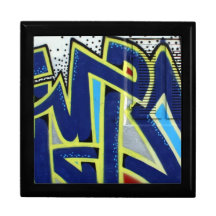Swiss graffiti trinket boxes