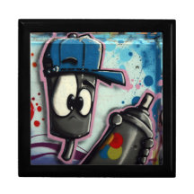 Swiss Graffiti Trinket Box