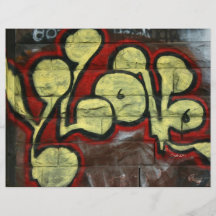 Swiss Graffiti Personalized Flyer