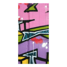 Swiss Graffiti Personalized Photo Card