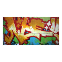 Swiss Graffiti Picture Card
