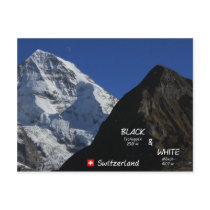 Swiss Mountains, Schweizer Berge, Mönch Postkarte