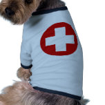 Swiss Red Cross Emergency Recovery Roundell Dog T Shirt