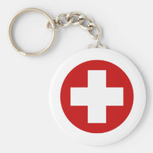 Swiss Red Cross Emergency Recovery Roundell Key Chain