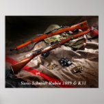 Swiss Schmidt Rubin 1889 & K31 posters