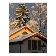 Swiss Winter Post Card