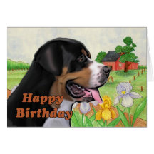 swissie  birthday card