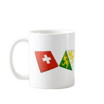 Switzerland and Thurgau Flags Mug