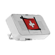 Switzerland Brush Flag Speakers