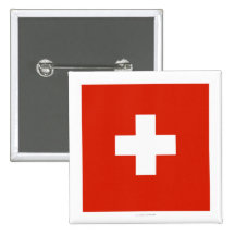 Switzerland Flag Pinback Buttons