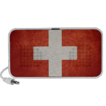 Switzerland Flag Travelling Speakers