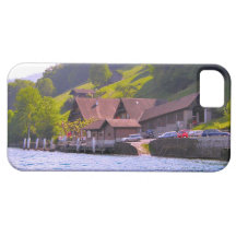Switzerland, Lucerne lakeside farm iPhone 5 Cases