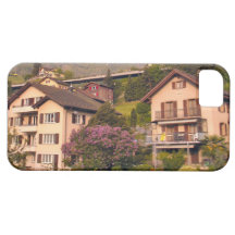 Switzerland, Lucerne lakeside homes iPhone 5 Case